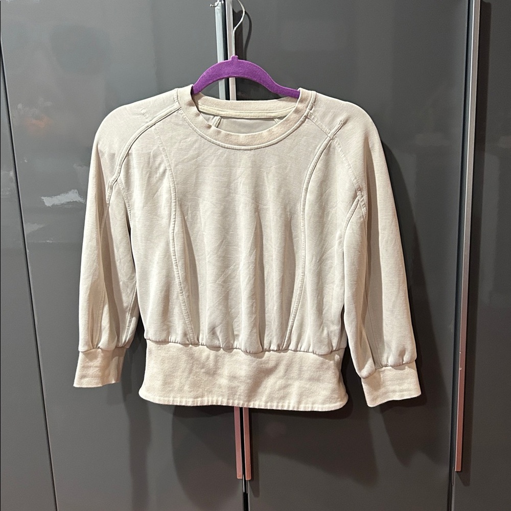 Lululemon Athletica Cream Pullover